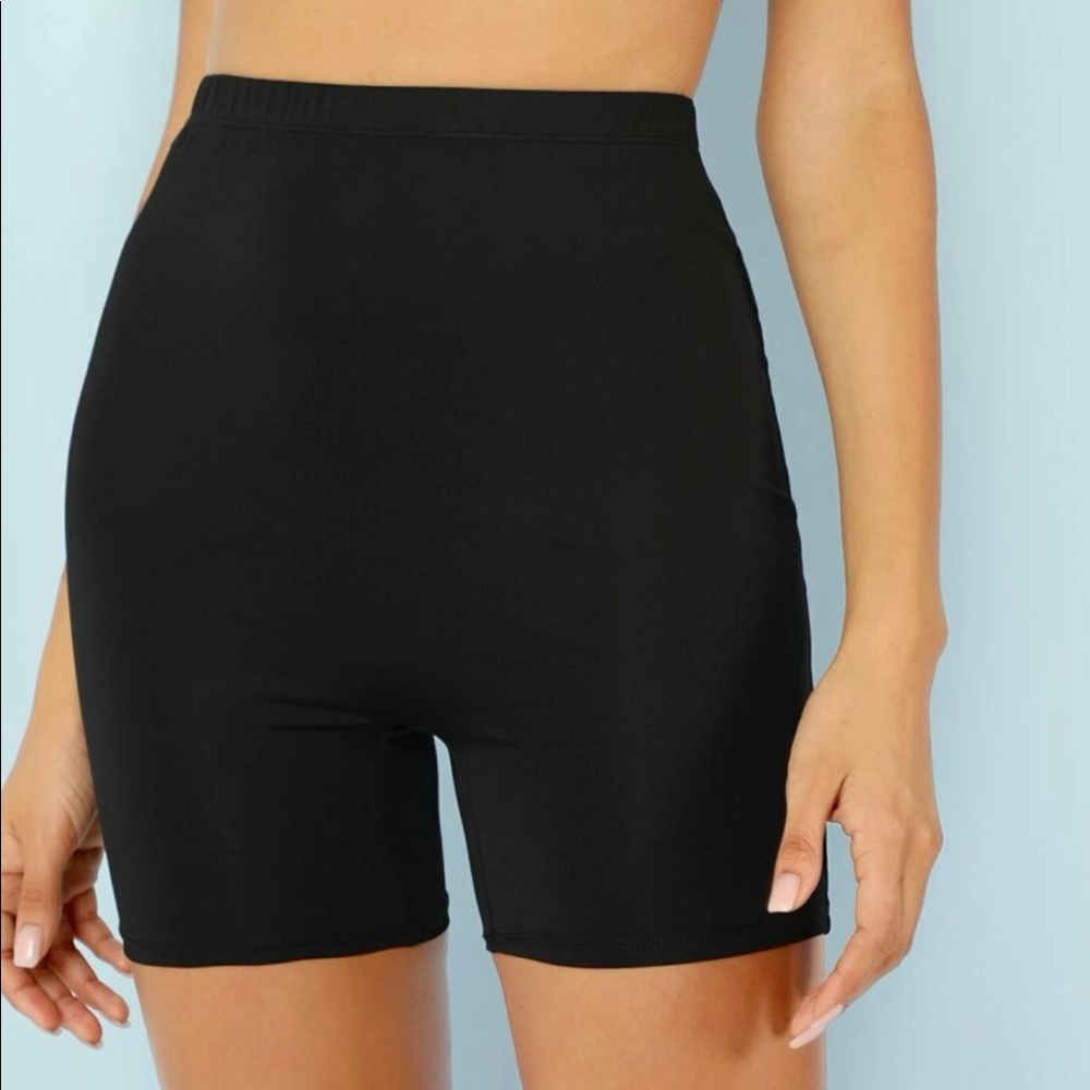 Black biker shorts